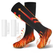 Heated Socks for Men Women with 3 Heating Settings Winter Foot Warming Socks, Rechargeable 2200mAH Battery Powered Electric Heating Socks for Outdoor