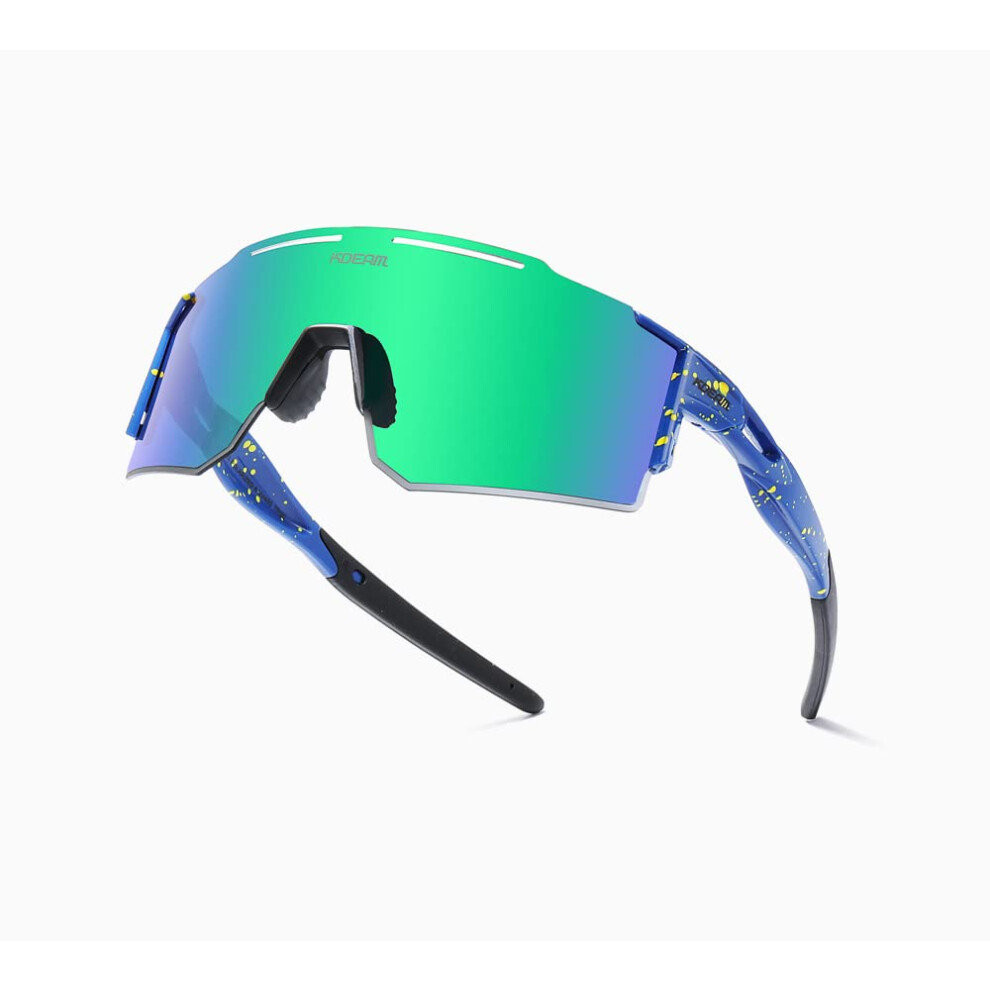 Gohzq Polarised Sports Sunglasses For Men Womens Polarized Cycling Sunglass