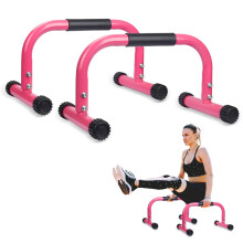 AmazeFan Parallettes Bars, Push Up Bars Strength Training For Handstands, Full Planche & Dips, Calisthenic, Gymnastic, [17x10x10in] Push Up Stands Ha
