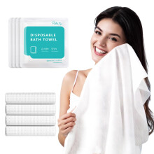 4 Pack Disposable Bath Towels Durable Large Portable Thicken Camping Towels for Travel Hotel Business Trip Swimming Pet Towels Sauna Spa Hot Spring W