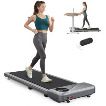 THERUN Walking Pad Treadmill for Home OfficePortable Under Desk Treadmill with Remote ControlLED Display 25HP Motor 265 lbs Weight Capacity Compac