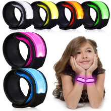 esonstyle 6 PCS LED Glow Bracelets, Night Safety Light Up Bracelets for Kids - Glow in The Dark Party Favors for Halloween, Christmas, Concerts, Fest
