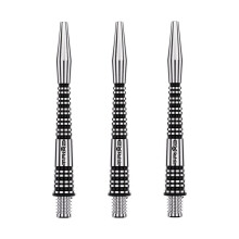 WINMAU Dart Shaft - Triad RX Aluminium Dart Stems - 1 Set per pack (3 darts Shafts in total) - Professional Darts Accessories - Black Intermediate Sh