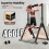 WATBKHE Power Tower Pull Up Dip Station Foldable Pull Up Bar Station Adjust 3