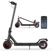 8.5" Electric Scooter, Max Range 30km Electric Scooters for Adult, 25KM/H Max Speed, Foldable Lightweight E Scooter with Cruise Control, Double Braki