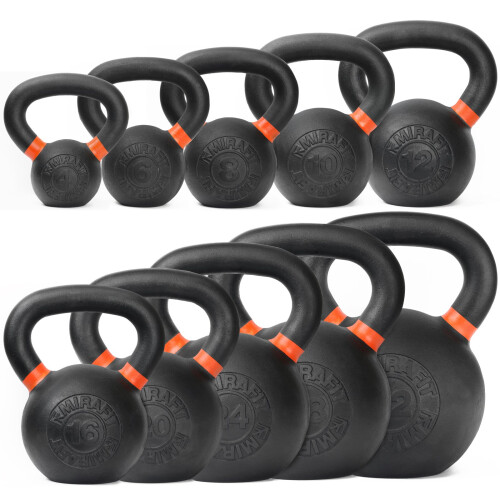Mirafit Cast Iron Kettlebell - 8kg 2