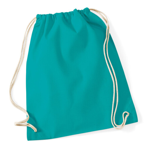 Westford Mill Cotton Gymsac - Emerald
