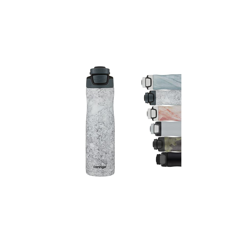 Contigo Unisex's Chill Couture Stainless Steel Water Autoseal Technology, 100% Leak-Proof, Insulated Bottle Keeps Drinks Cold For Up To 28 Hours, Bpa