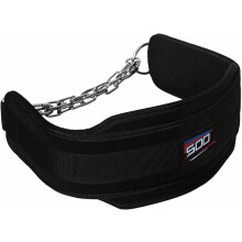 Dip Belt for Powerlifting Weightlifting Weight Belt with Heavy Duty Steel Chain Pullup Dips Gym Lifting Belt for Squat Bodybuilding, Fitness Workout