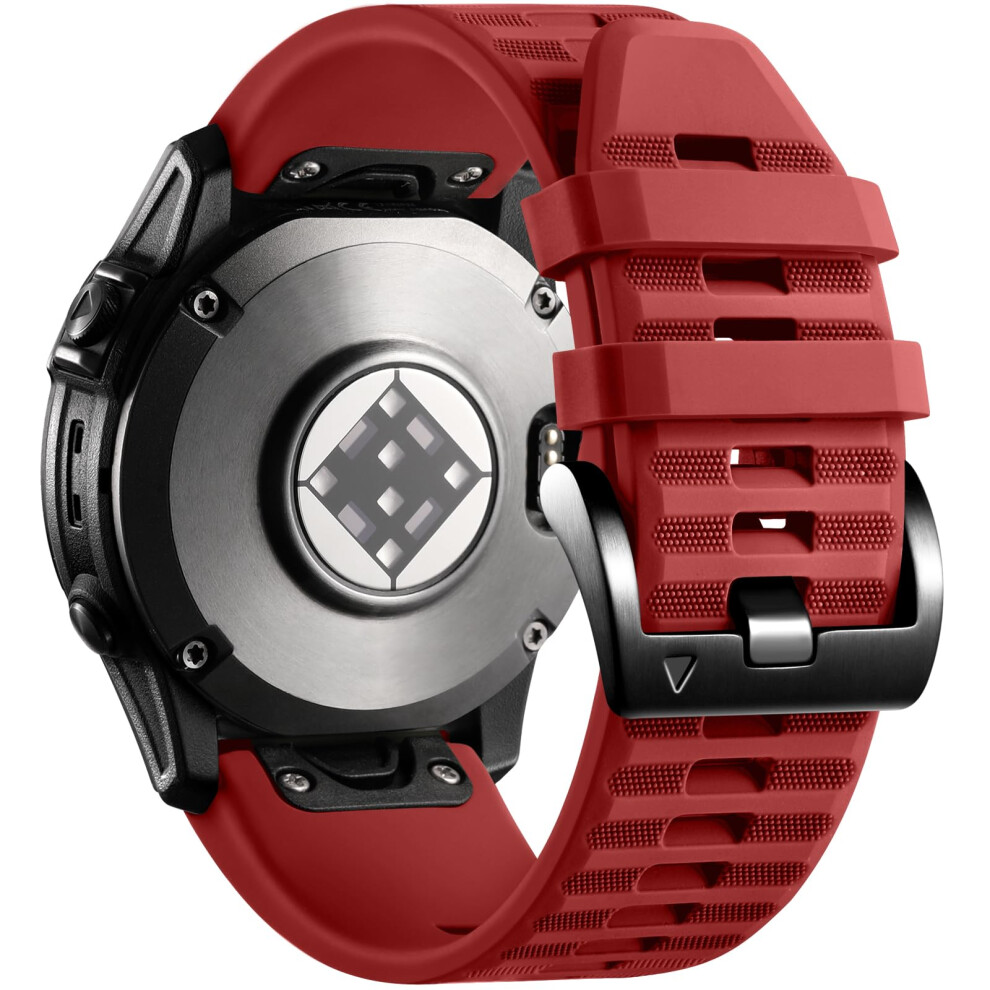 Laffav Compatible With Garmin Fenix 6 Pro Strap/Fenix 6/Fenix 8 47Mm/Fenix 7 Pro/Fenix 7 Strap, Silicone 22Mm Quickfit Sport Band For Garmin Epix Gen 41291696
