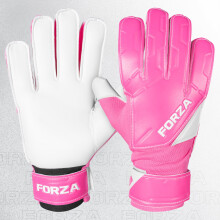 FORZA Club Goalkeeper Gloves [7 Sizes] - Adult & Kids Goalkeeping Gloves (Pink, Size 4 (6-7 Years))