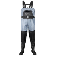 Night Cat Fishing Waders Waterpoof for Men Women Hunting Chest Waders With Boots Breathable Blue