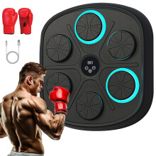Paryou 2025 Music Boxing Machine, Bluetooth Music Boxing Machine Sport Toys for Kids, Music Boxing with Gloves, Electronic Boxing Machine Wall Mounte