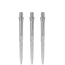 Caliburn Evo Dart Points | Roughed Smooth Grip | No Lip Design | Precision Steel Tip Dart Points | Multiple Colours (Silver, 32mm)