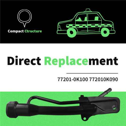 77201-0K100 Car Fuel Tank Inlet Pipe Assembly for Hilux Vigo 2004-2012 ...