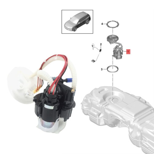 Autobrandstofpompmodule-Assemblage PAB91908700 95891908700 voor  Cayenne 2018-2024 Benzinetankpompzender 4M4919087 1