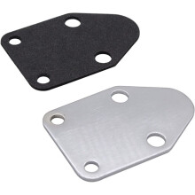 Placa de Bloqueo de Bomba de Combustible Cromada SBC con Junta para Motor para Chevy SB 283 327 350 383 400