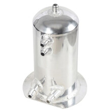 Car Universal 2.5L / 0.66 Gallons Dome Fuel Surge Tank Turbo Tank AN8 - AN10 Oil Catch Can Car Modified