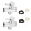 2X SOLID diverter 3-way diverter valve All 1/2 inch IPS shower system spare part, copper chrome plating 1