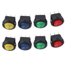 8 X 12V LED Illuminated Rocker -Off Toggle SPST  Dash Light Car Boat