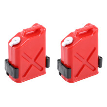 2X RC Rock Crawler 1:10 Accessories  Fuel Tank for  CC01 Axial SCX10 90046 D90 D110 TF2  -4 Red