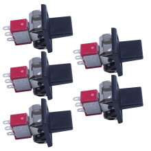 5X AC 250V/3A 125V/5A Momentary SPDT 3 Positions Toggle  T80-R