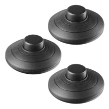 3Pcs Black In- Lamp Foot  Push Power Pedal Light FootSwitch