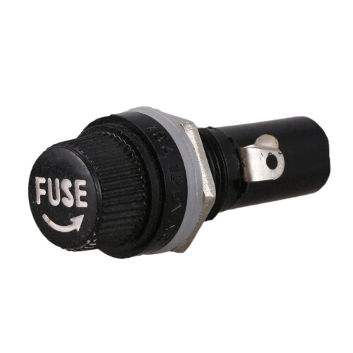 10 Pcs AC 125V 15A 6 X 30mm Panel Mount Fuse Holder 1
