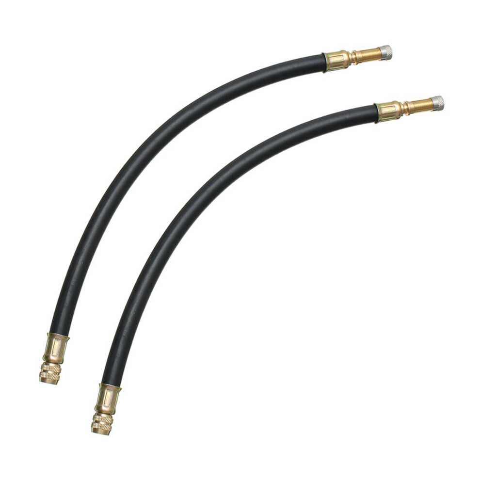 2Pcs 12 Inch 300Mm Flexible Rubber Tire Valve Stem Extension Car Motorcycle Motor Bike 6032351857532