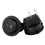 10Pcs SPST Black Button /Off Round Rocker  AC 6A/250V 10A/125V 7