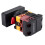 2X AC 220V Yellow Light -OFF START STOP Momentary Push Button  1 NO 1 NC 7