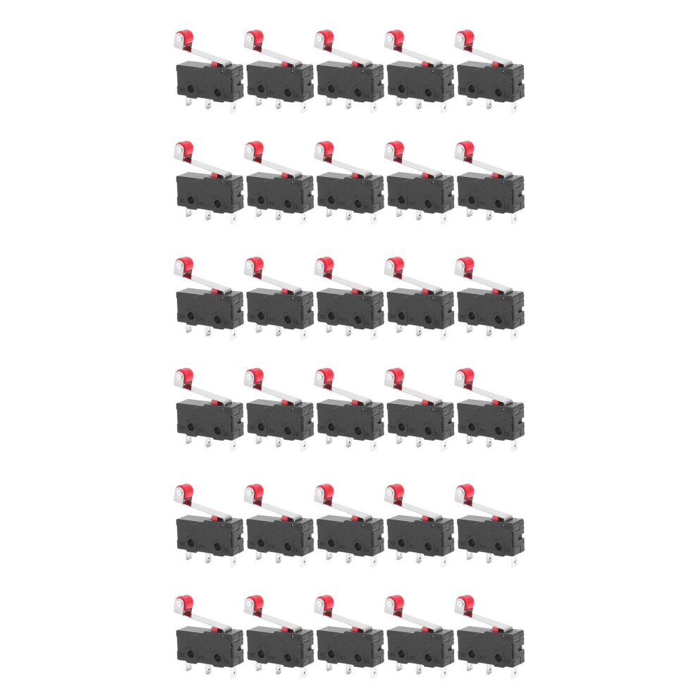30 Pcs Micro-Limit Roller Lever Arm Spdt Snap Action Lot 4711501470686