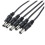 4x 9V Effect Pedal Power AC  Adapter US Plug with 5 Way Chain Splitte Cable 2
