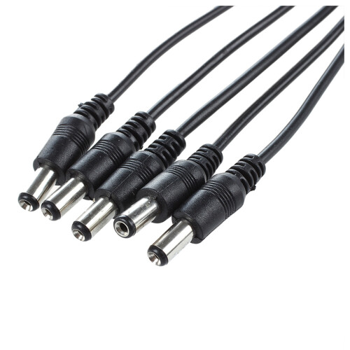 4x 9V Effect Pedal Power AC  Adapter US Plug with 5 Way Chain Splitte Cable 1