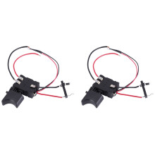 2X  7.2 V - 24 V 16A Electric Drill Control  Cordless Trigger  with Small Light for Power Tool