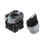 5Pcs 22mm Latching 2 NO 3-Position Rotary Selector Select  ZB2-BE101C Black 6