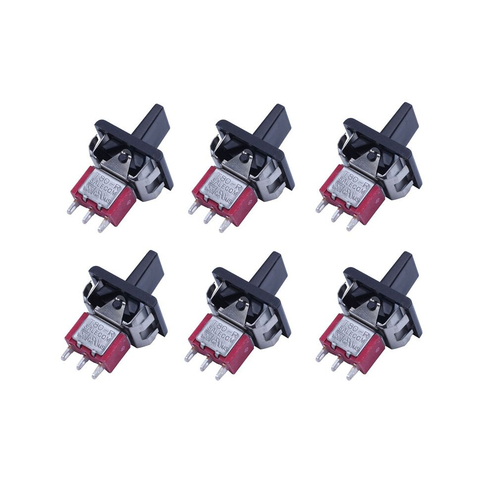 6X Ac 250V/3A 125V/5A Momentary Spdt 3 Positions Toggle T80-R 4711474003874