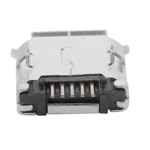 240Pcs Micro-USB Type B Female 5 Pin SMT Placement SMD DIP Socket Connector 1