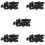 100Pcs AC 125V 250V 5A SPDT 3-Pin Momentary Plastic micro-Limit  Black+Silver 1