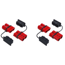 4Pcs Accessory Charging Practical Portable Connecting 50A 600V Pair Plug Battery Trailer Durable Quick Connector Kit