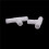 4pcs 12mm Plastic Equal Tee Connector Barbed Pipe Fitting Air/Water Hose Joiner 3