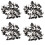80 Pcs Momentary Right Angle Tactile Tact Push Button  6 x 6mm x 8mm 1