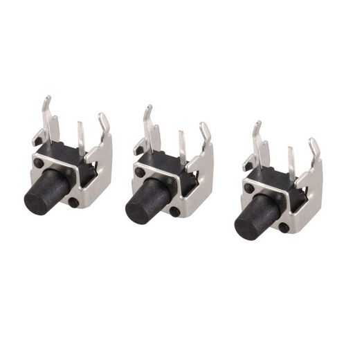 80 Pcs Momentary Right Angle Tactile Tact Push Button  6 x 6mm x 8mm 1