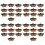 40Pcs High Knob 6 Pin 3 Position DPDT Panel Slide  0.5A 50V 1