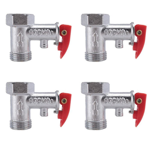 4X 1 / 2 PT Socket Electric Water Boiler Safety Valve