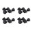 20Pcs SPST Black Button /Off Round Rocker  AC 6A/250V 10A/125V 1