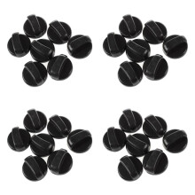 28 Piezas Perillas de Interruptor Giratorio de Cocina de Gas Negro con Orificio de 8 mm para La Cocina