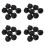 28 Pcs. 8mm Hole Black Gas Stove Cooker Rotary  Knobs for the Kitchen 1