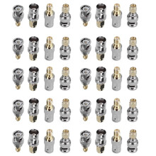 SMA to BNC Kits RF Coaxial Adapter Male Female Coax Connector 40 Pieces