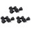 15Pcs SPST Black Button /Off Round Rocker  AC 6A/250V 10A/125V 1